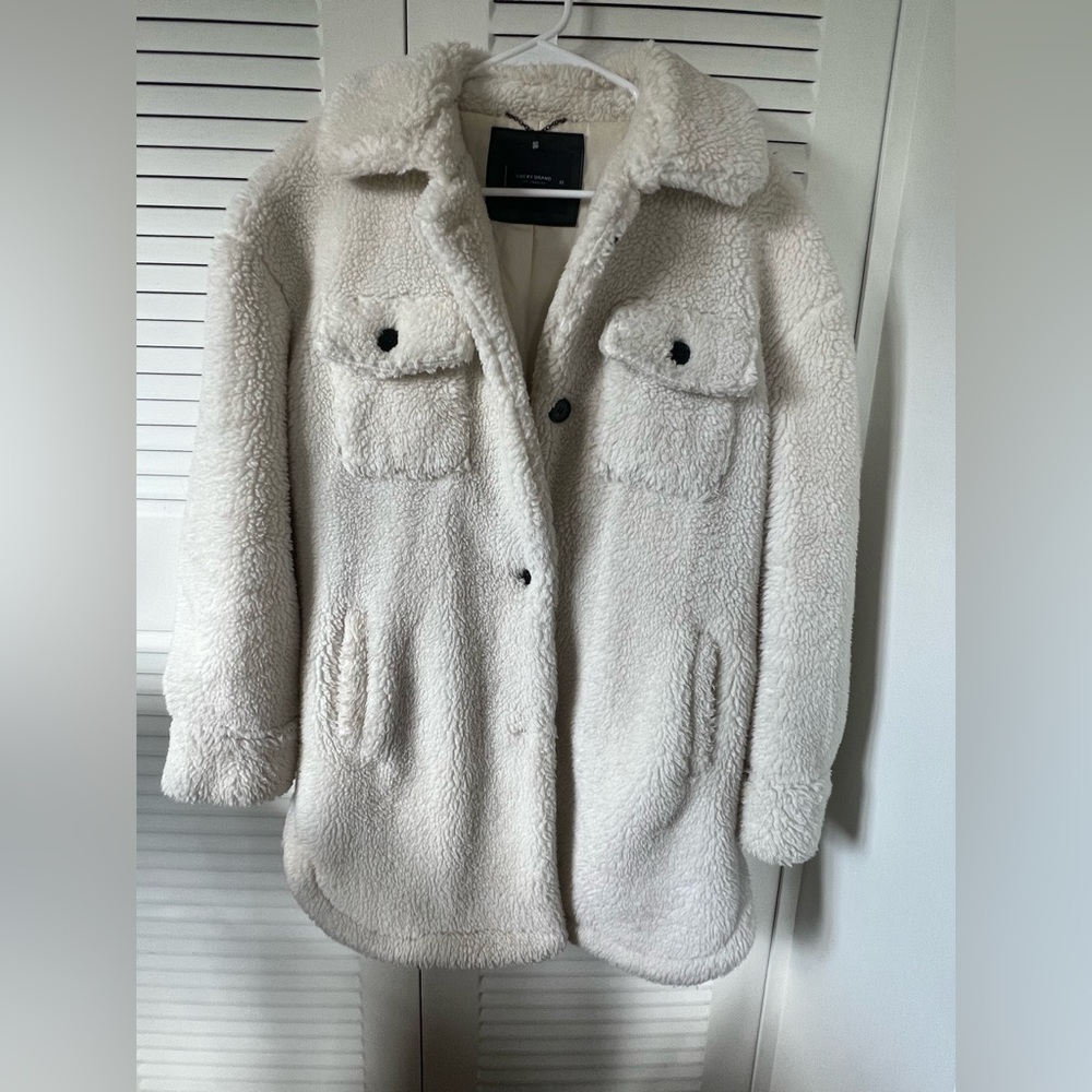Lucky Brand faux Shearling Teddy Coat